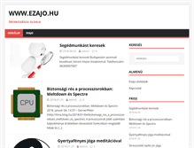Tablet Screenshot of ezajo.hu